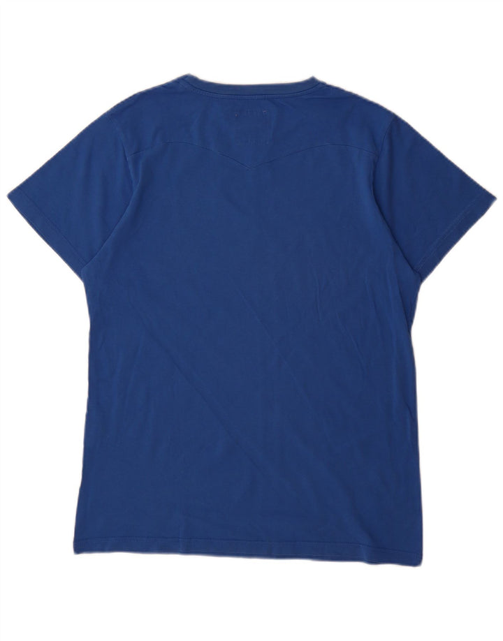 Chłopięcy T-shirt z grafiką LEVI'S, 15-16 lat, niebieska bawełna