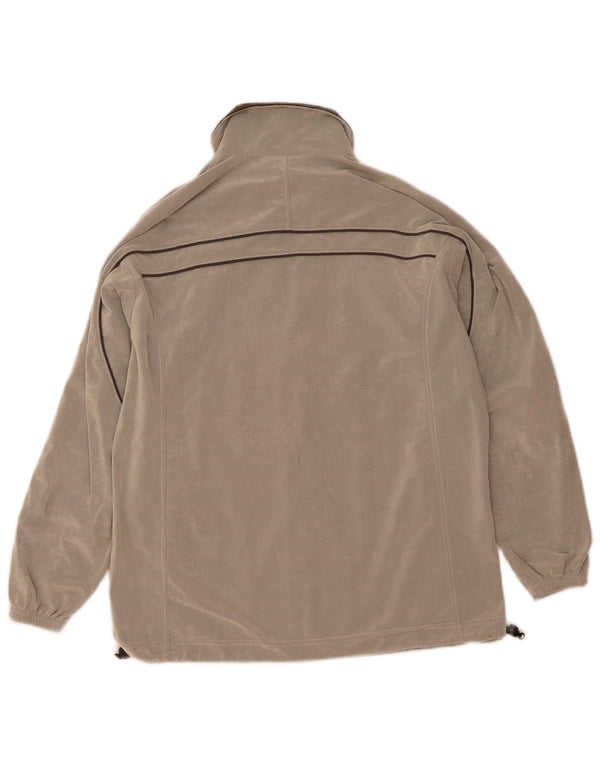 Męska kurtka dresowa Asics w średnie szare paski