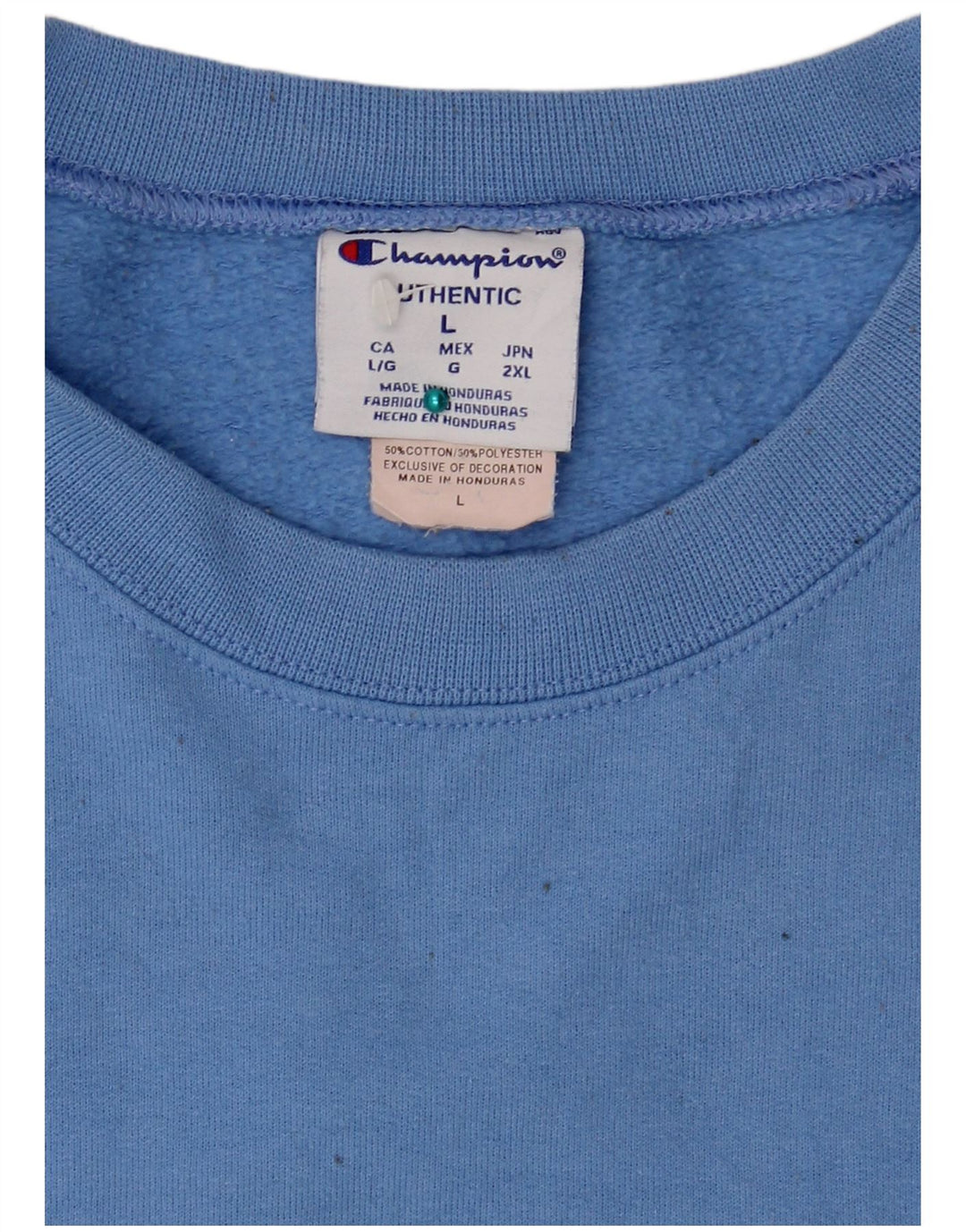 Sweter męski Champion, duży, niebieski, bawełniany