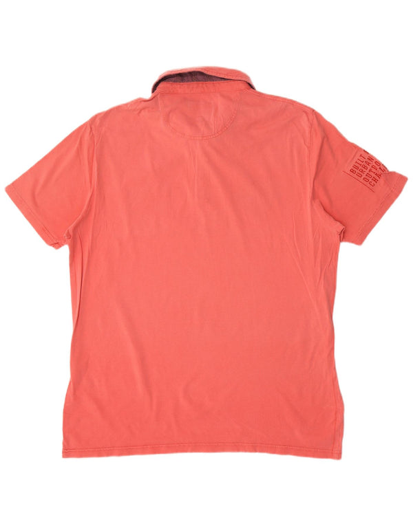 Męska koszulka polo Camel Active z grafiką 2XL w kolorze różowym