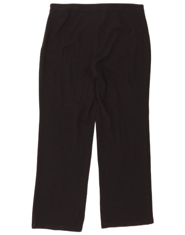 Marks & Spencer Damskie spodnie chino z wysokim stanem UK 16, duże, W38 L32, czarne