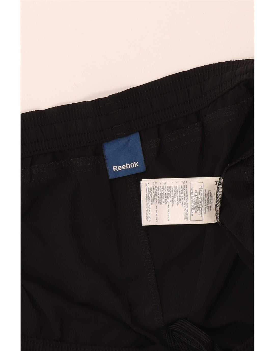 Męskie spodenki sportowe Reebok XL, czarny poliester