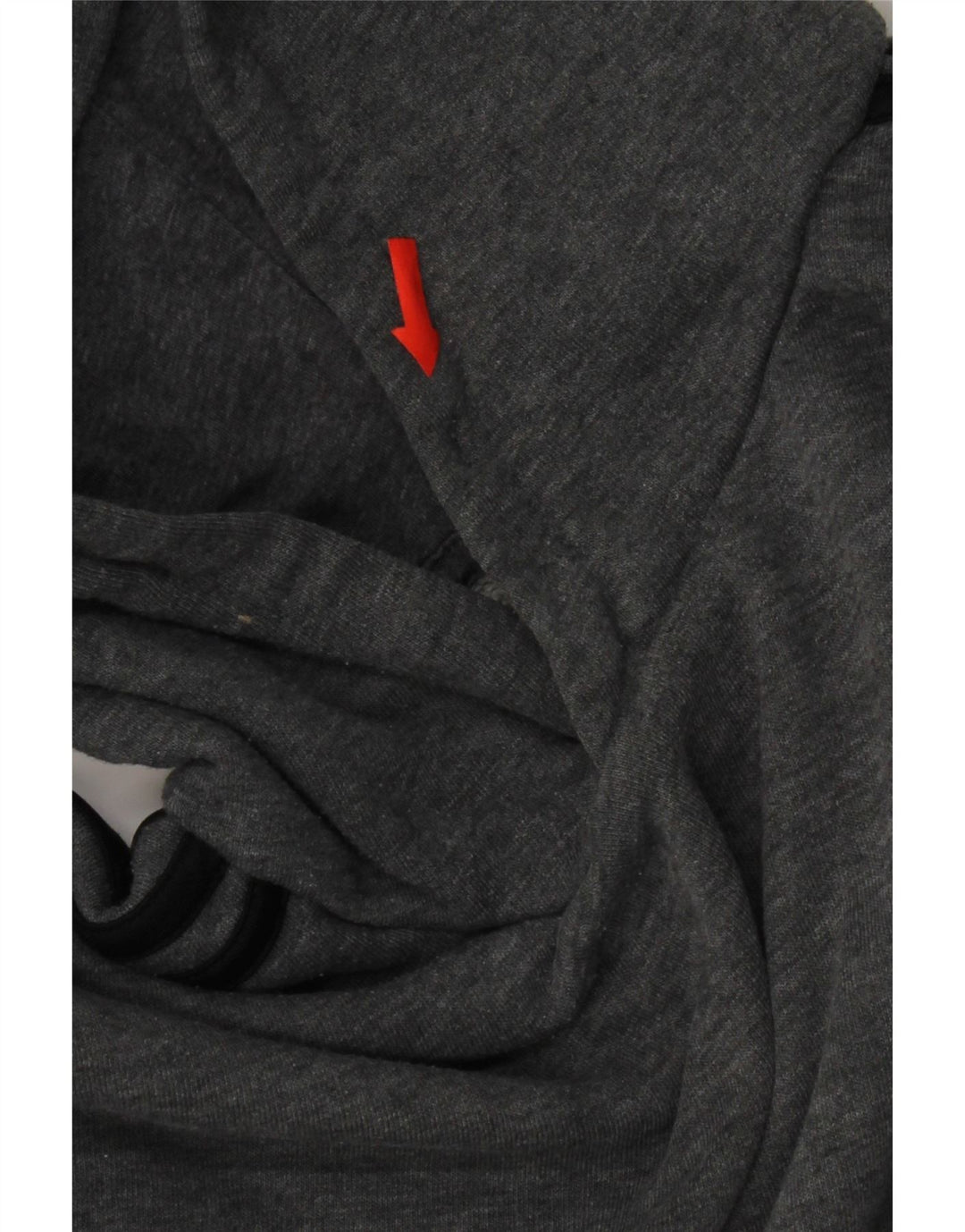 Adidas Męska bluza z kapturem, mała, szara, bawełniana