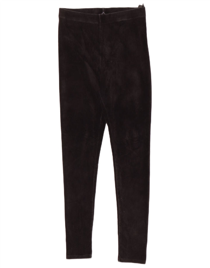 Legginsy damskie Marks & Spencer UK 10, małe, czarne, bawełniane