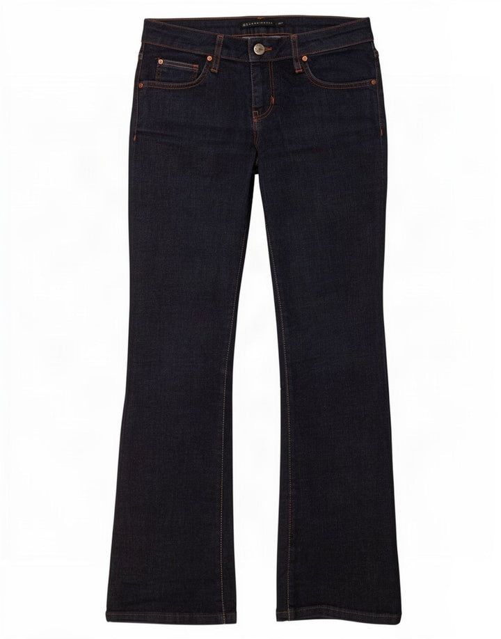 Damskie jeansy Bootcut Zara EU 38 Medium W28 L29 Granatowa bawełna