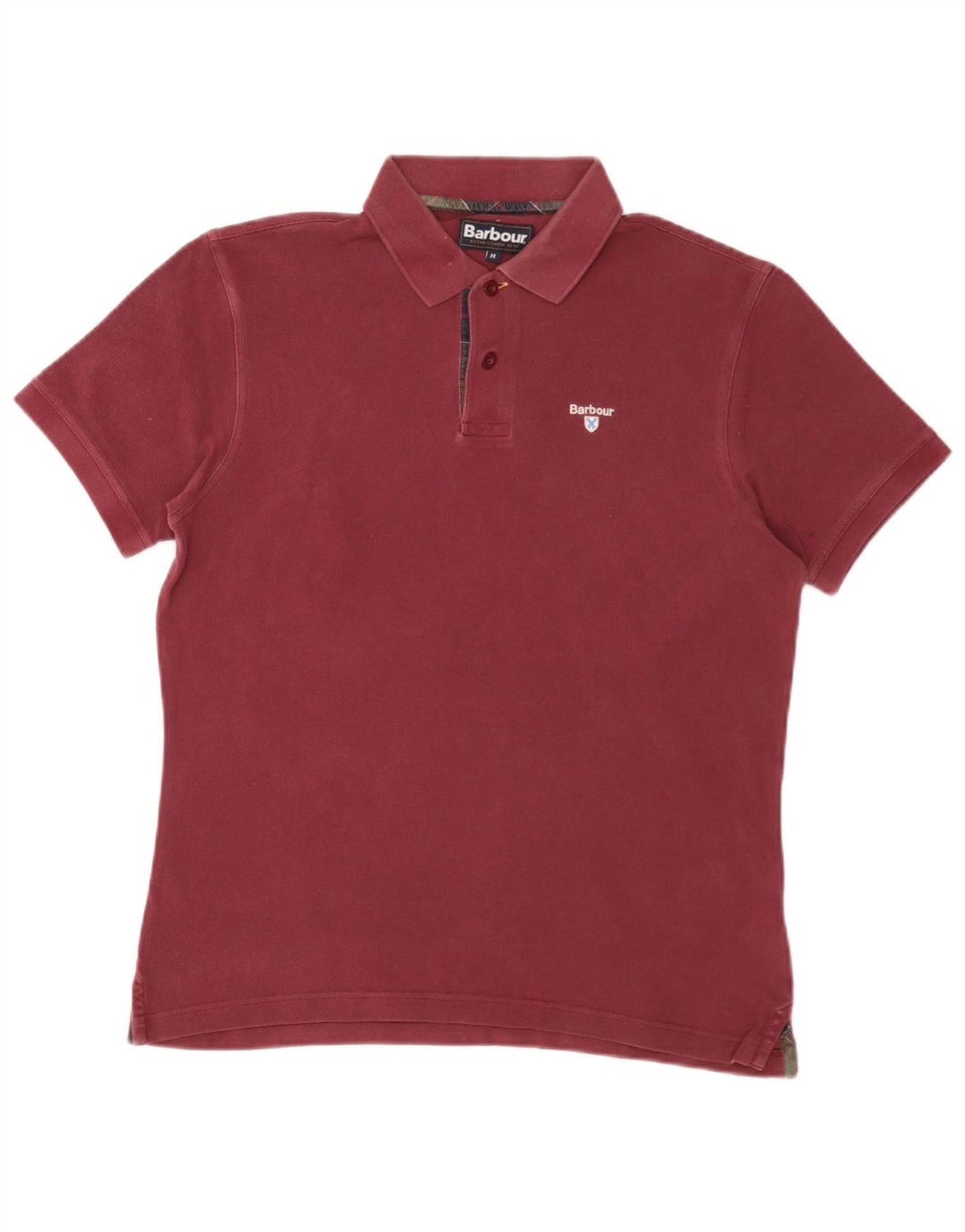 Męska koszulka polo Barbour w kolorze średniego burgunda