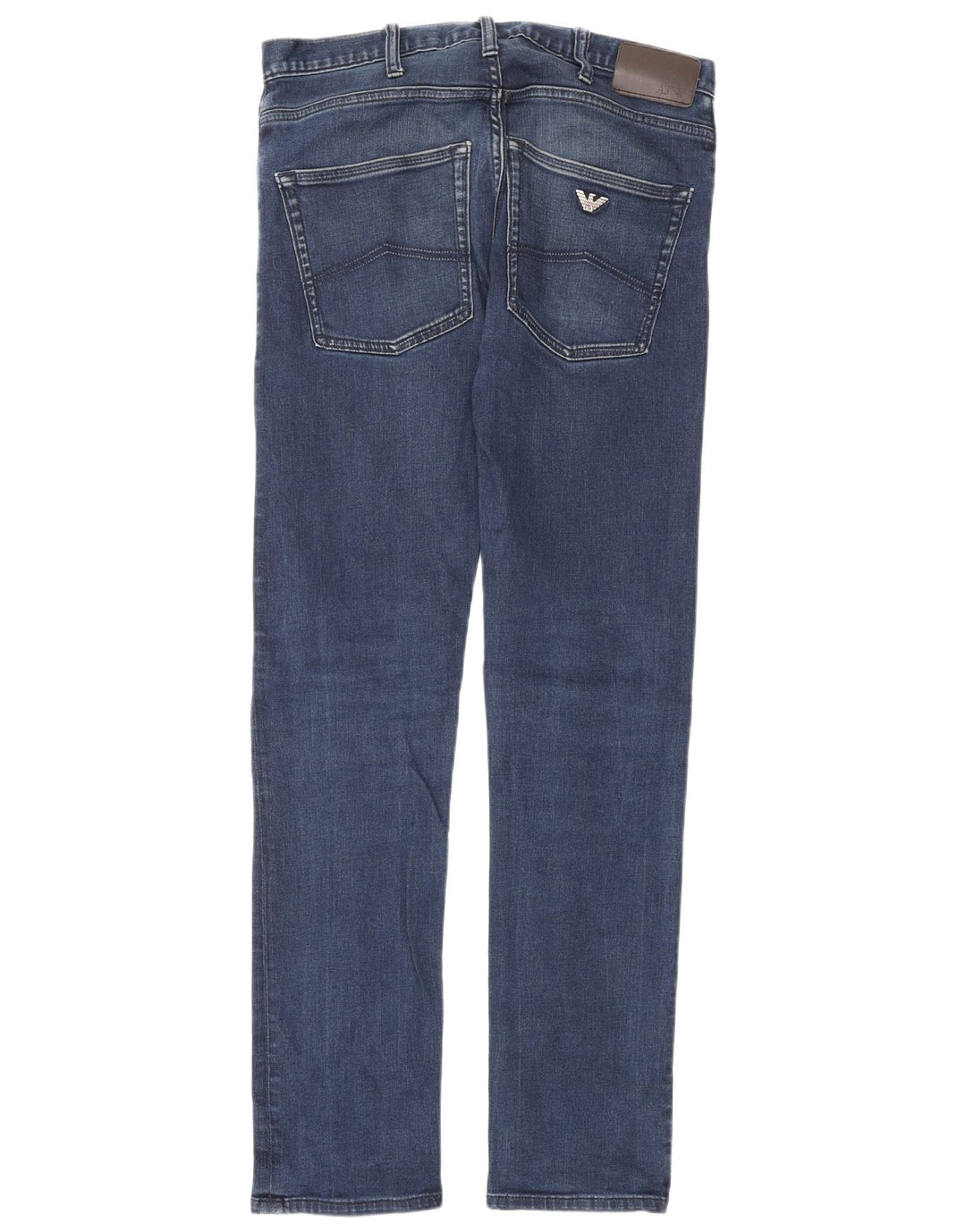 ARMANI Męskie jeansy slim W30 L32 Niebieskie bawełniane