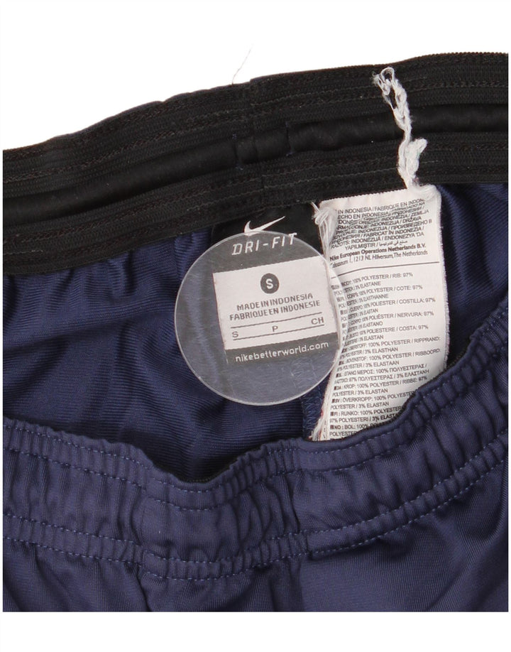 Męskie spodnie dresowe Nike Dri Fit, małe, granatowe, poliestrowe