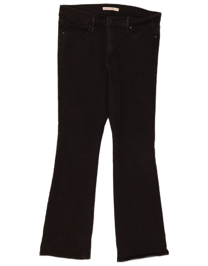 Damskie dżinsy Levi's 315 Shaping Bootcut W32 L30 Czarna bawełna