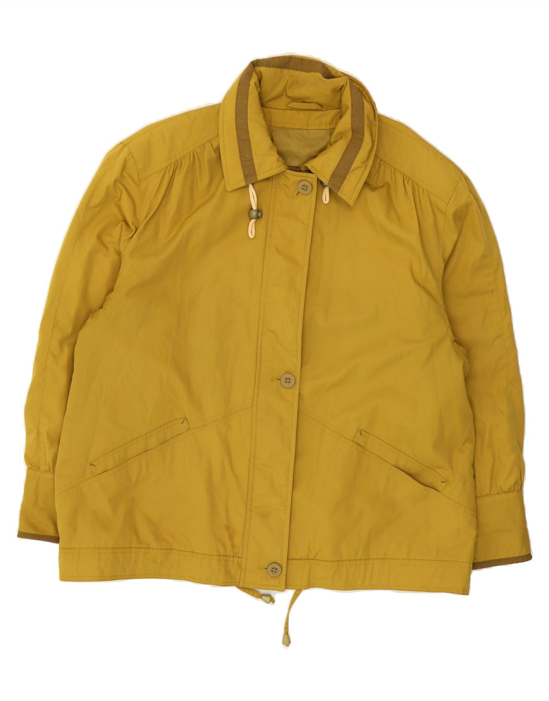 VINTAGE Womens Bomber Jacket EU 44 XL Yellow Vintage Vintage and Second-Hand Vintage from Messina Hembry 
