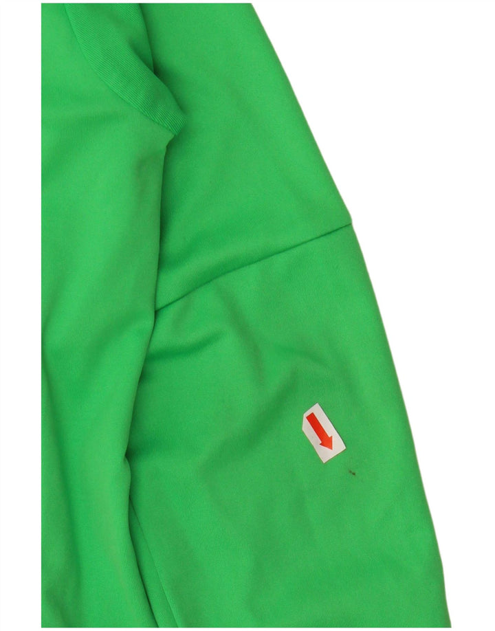 Chłopięca koszulka ADIDAS Manchester United z grafiką z długim rękawem, 9-10 lat, zielona