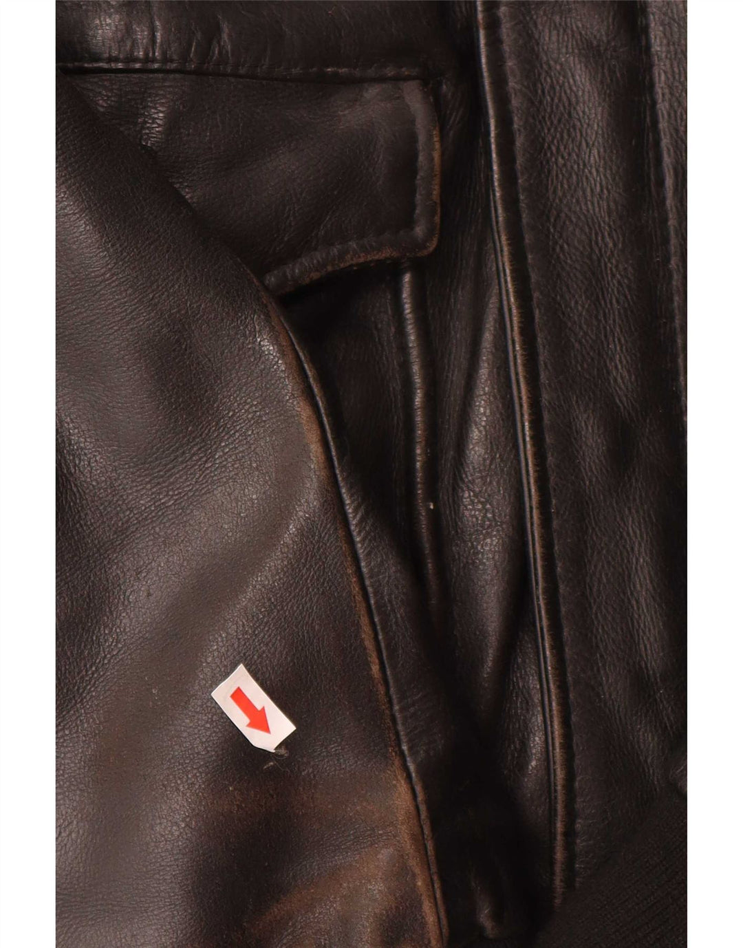 Vintage męska skórzana kurtka wojskowa UK 42 XL czarna