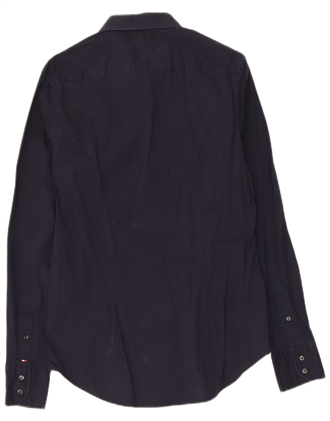 Koszula męska Tommy Hilfiger ze stretchem, średnia, granatowa, bawełniana