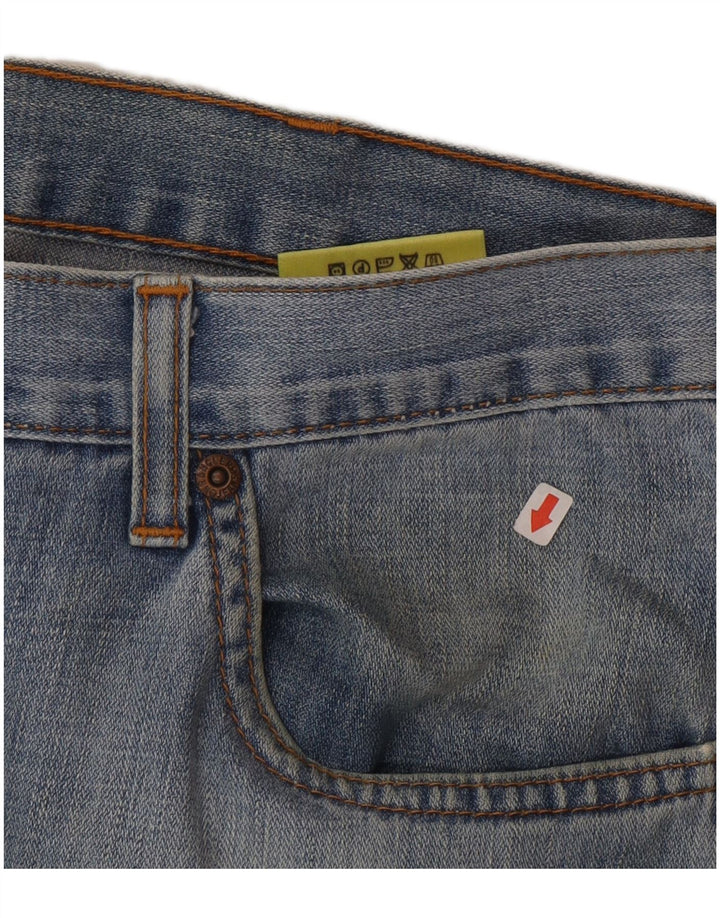 Męskie jeansy Wrangler Texas Straight W36 L32 Niebieskie bawełniane
