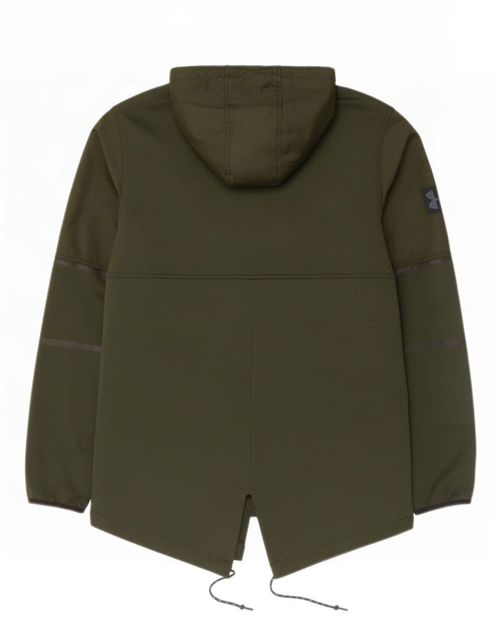 Męska kurtka dresowa Under Armour Parka z kapturem, duża, zielona
