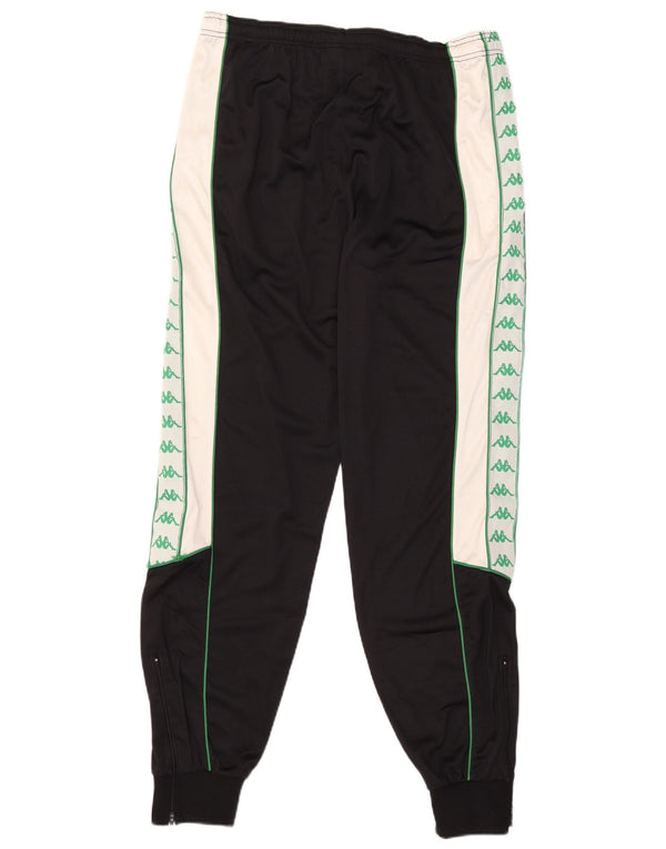 Męskie spodnie dresowe Kappa Graphic Joggers XL w kolorze czarnym