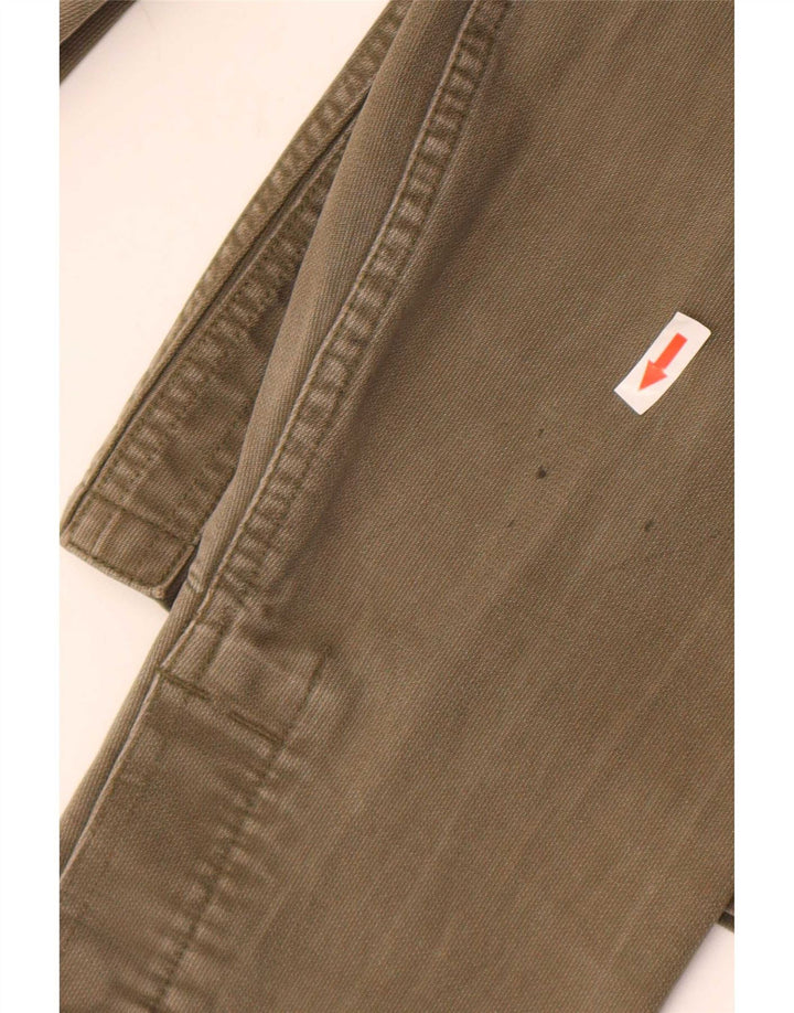 Damska koszula wojskowa vintage UK 10 Small Khaki