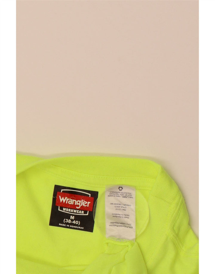 WRANGLER Mens T-Shirt Top Size 38/40 Medium Green Polyester Vintage Wrangler and Second-Hand Wrangler from Messina Hembry 