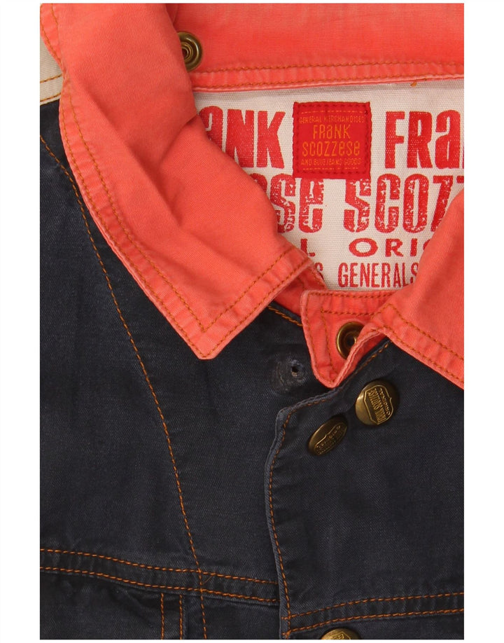 Męska kurtka dżinsowa Frank Scozzese Oversize UK 38, średni granat