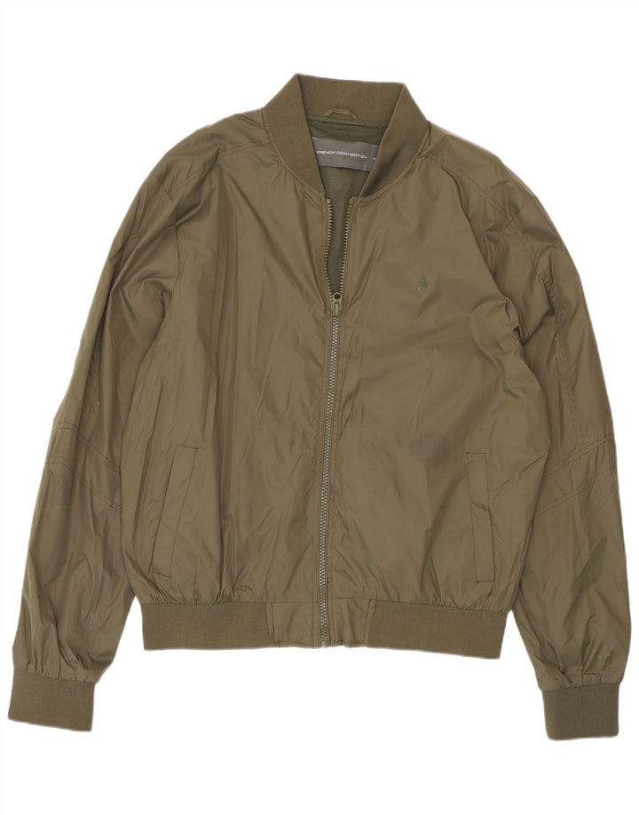 Męska kurtka bomber French Connection UK 44 2XL Khaki, poliamid