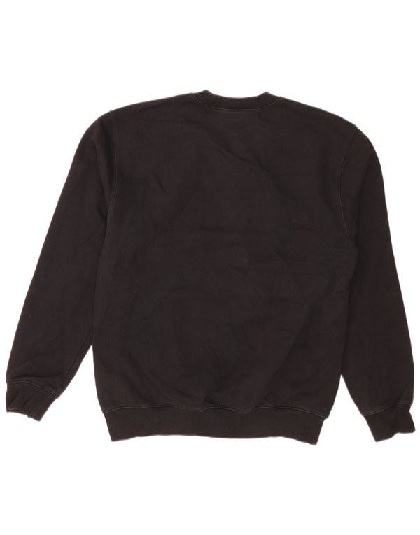 Męska bluza z grafiką Carhartt, mała, czarna, bawełniana