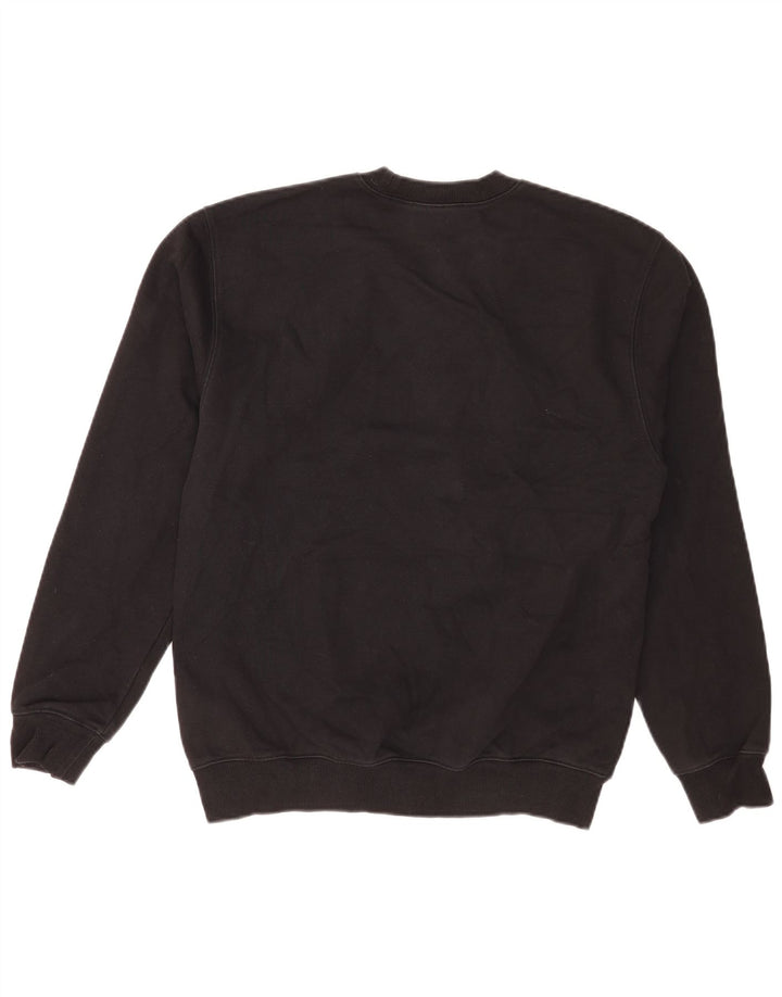 Męska bluza z grafiką Carhartt, mała, czarna, bawełniana