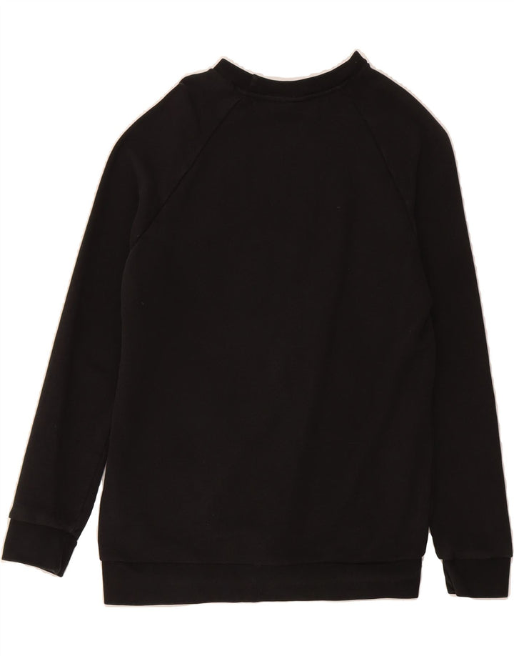 ADIDAS Mens Sweatshirt Jumper Small Black Cotton Vintage Adidas and Second-Hand Adidas from Messina Hembry 