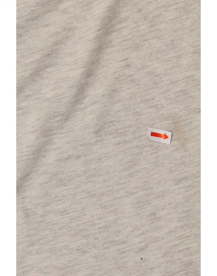 HUMMEL Mens Graphic T-Shirt Top Medium Grey Cotton
