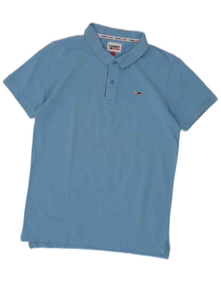 Męska koszulka polo Tommy Hilfiger w kolorze średnioniebieskim, bawełniana