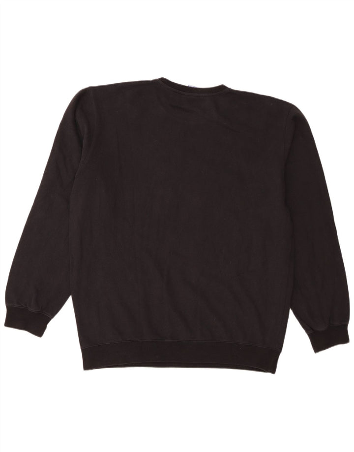 Męski sweter z grafiką Champion, 2XL, czarny, bawełniany