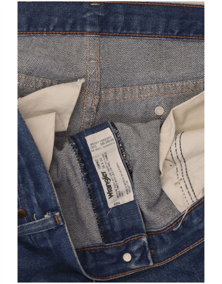 Męskie spodenki jeansowe Wrangler W38 XL, niebieskie, bawełniane