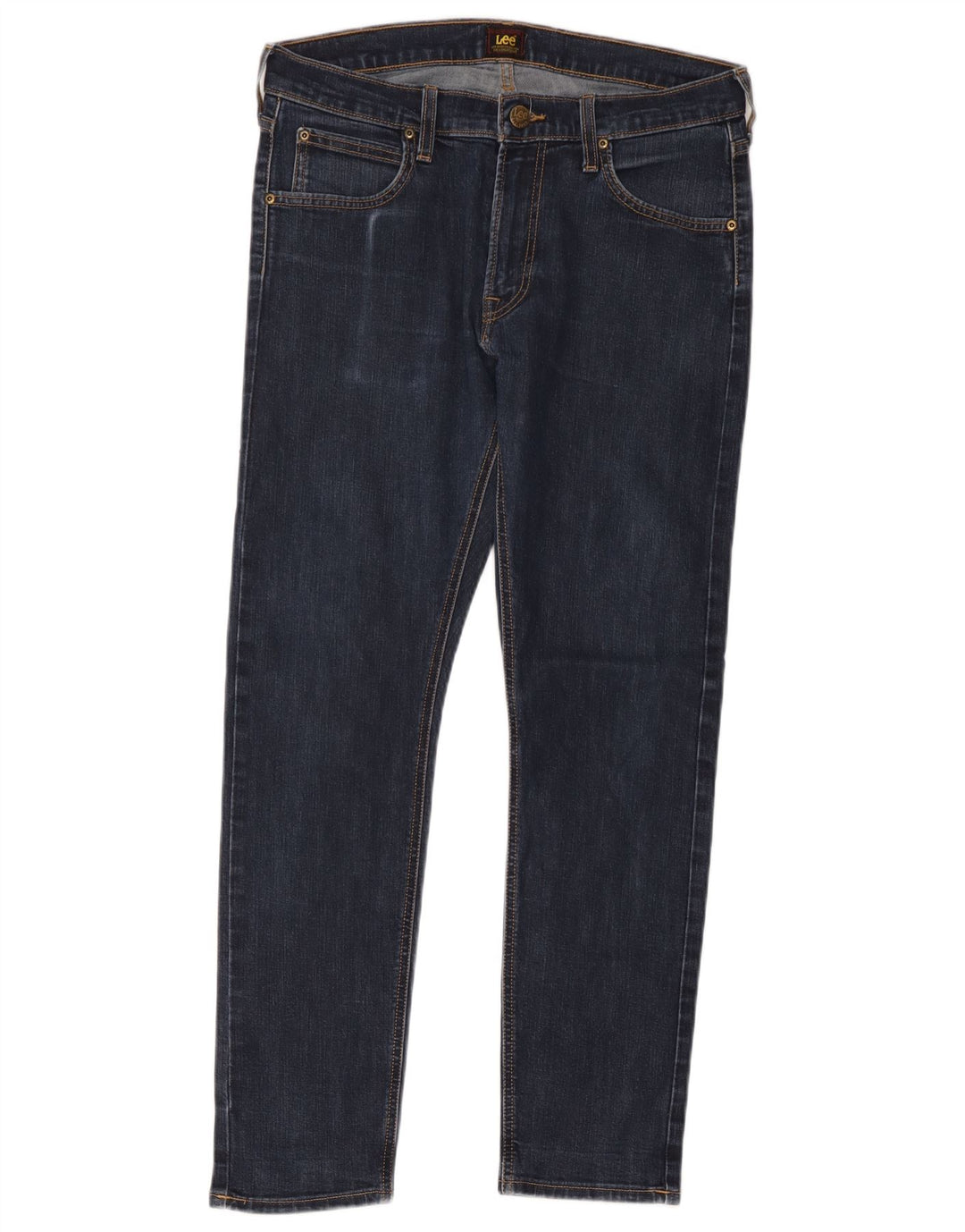 Lee Męskie Luke Slim Jeans W32 L32 Granatowa bawełna