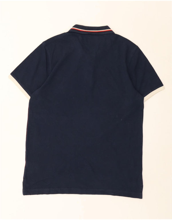 Męska koszulka polo Tommy Hilfiger XL, granatowa, bawełniana