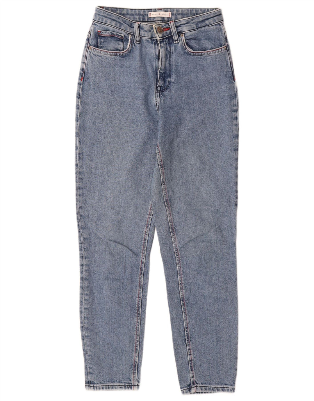 Damskie jeansy zwężane Tommy Hilfiger W24 L27 Niebieskie