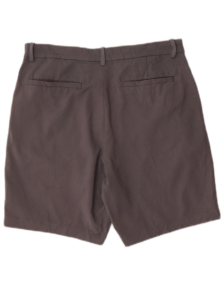 Męskie spodenki Chino Calvin Klein W33 Średnioszary, bawełniany