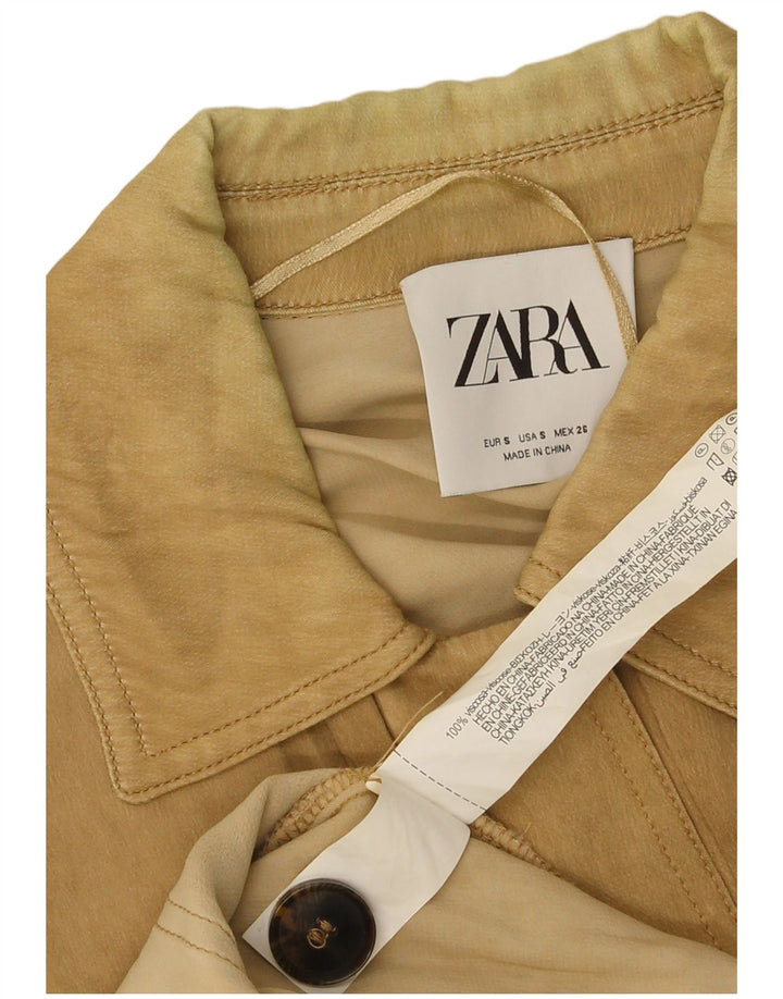 Damska kurtka użytkowa Zara UK 10 Small Beżowa wiskoza