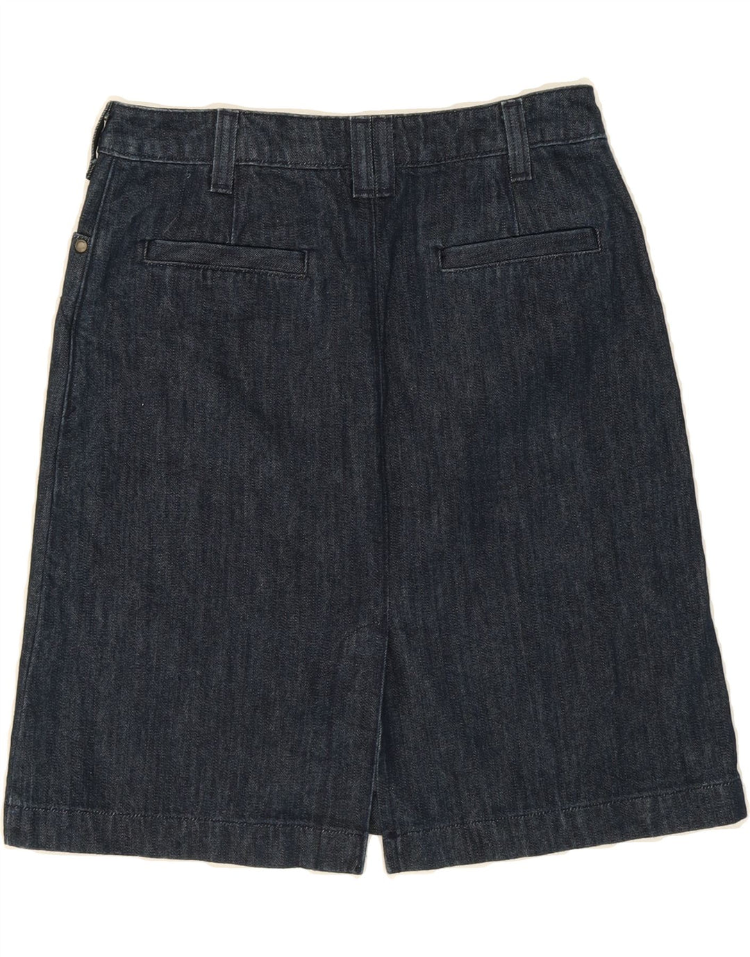 EDDIE BAUER Womens Denim Skirt US 4 Small W30  Navy Blue Cotton Vintage Eddie Bauer and Second-Hand Eddie Bauer from Messina Hembry 