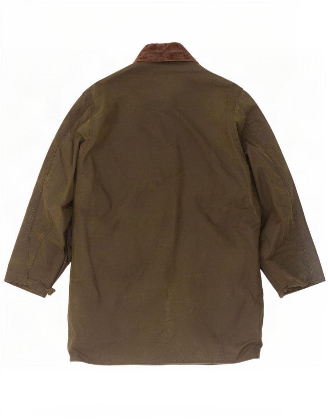 Męska kurtka Barbour Border Waxed Cotton UK 40, średni khaki, blok kolorów