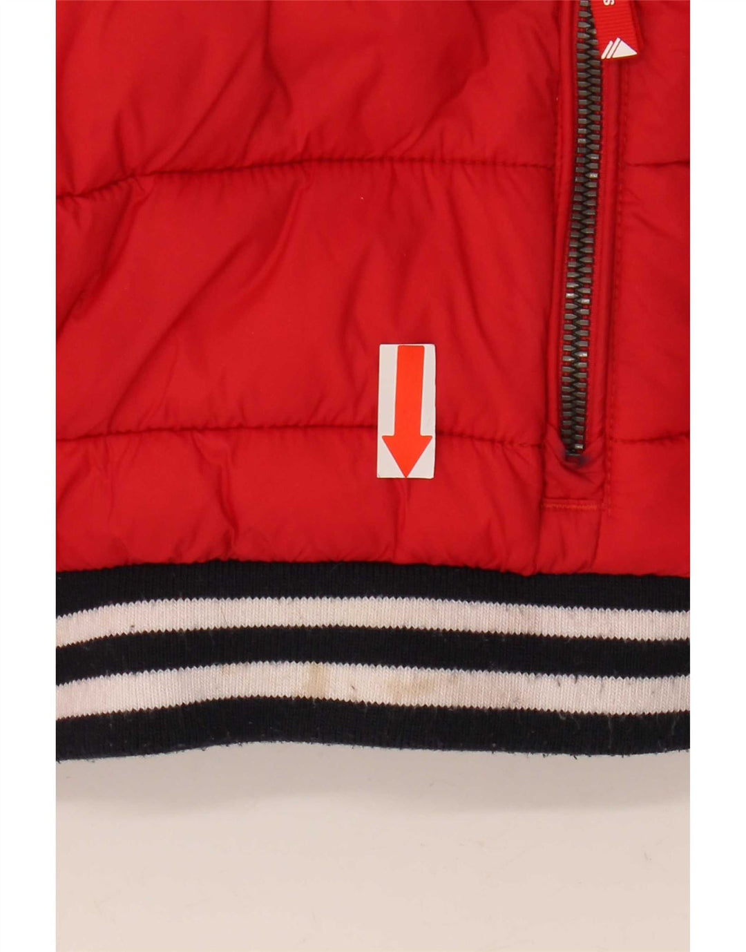Damska kurtka ocieplana Superdry UK 14 duża czerwona poliester