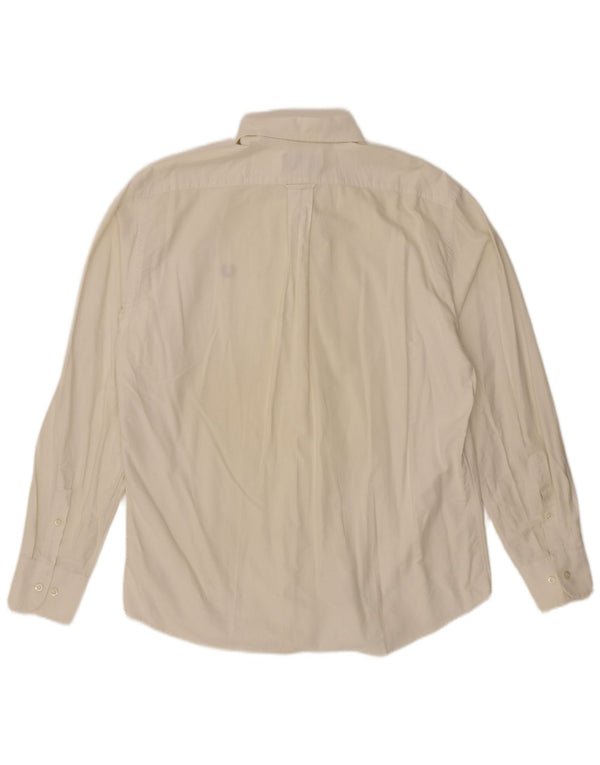 Koszula męska Fred Perry 2XL złamanej bieli, bawełniana