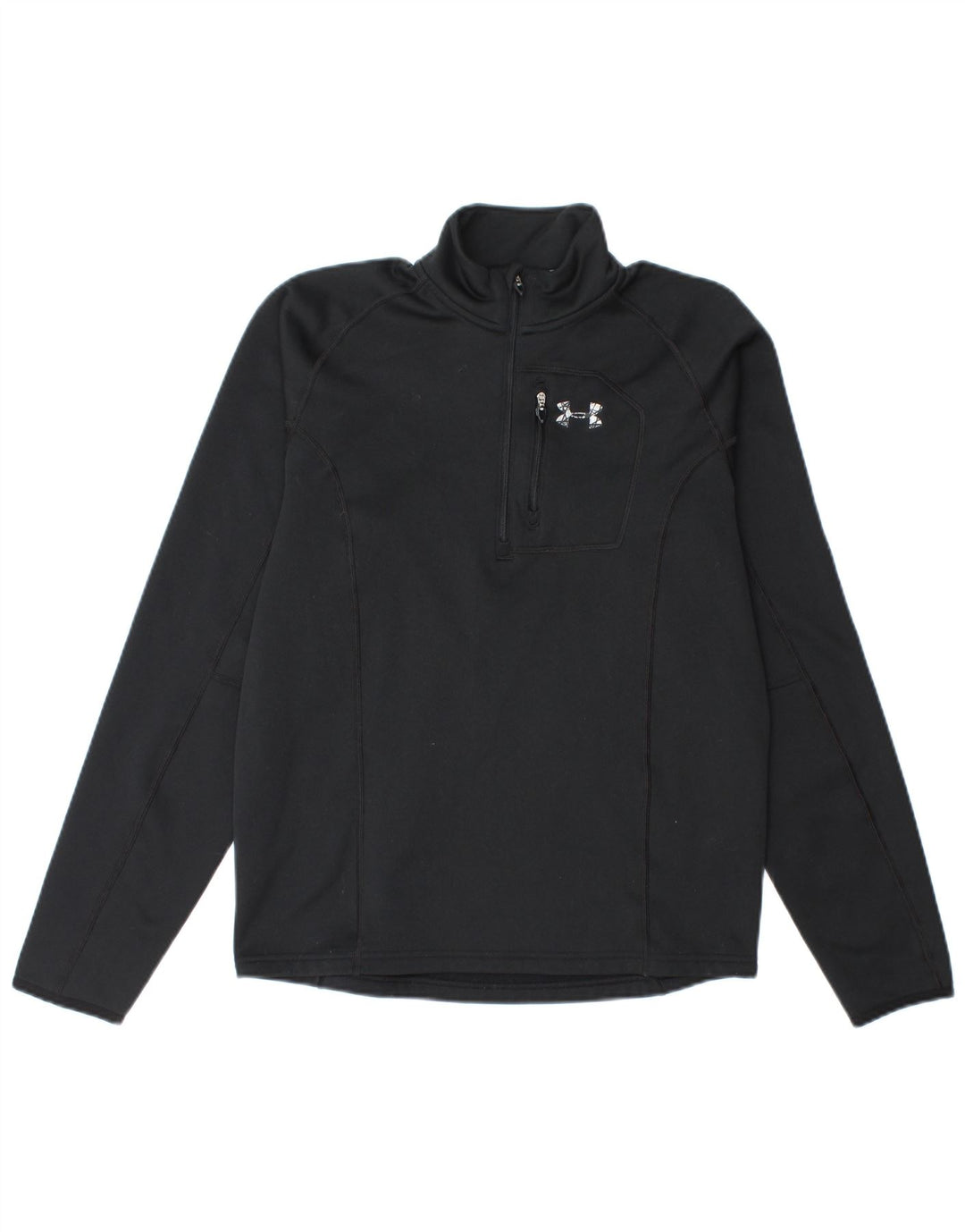 Męska bluza z zamkiem błyskawicznym Under Armour Cold Gear, mała czarna