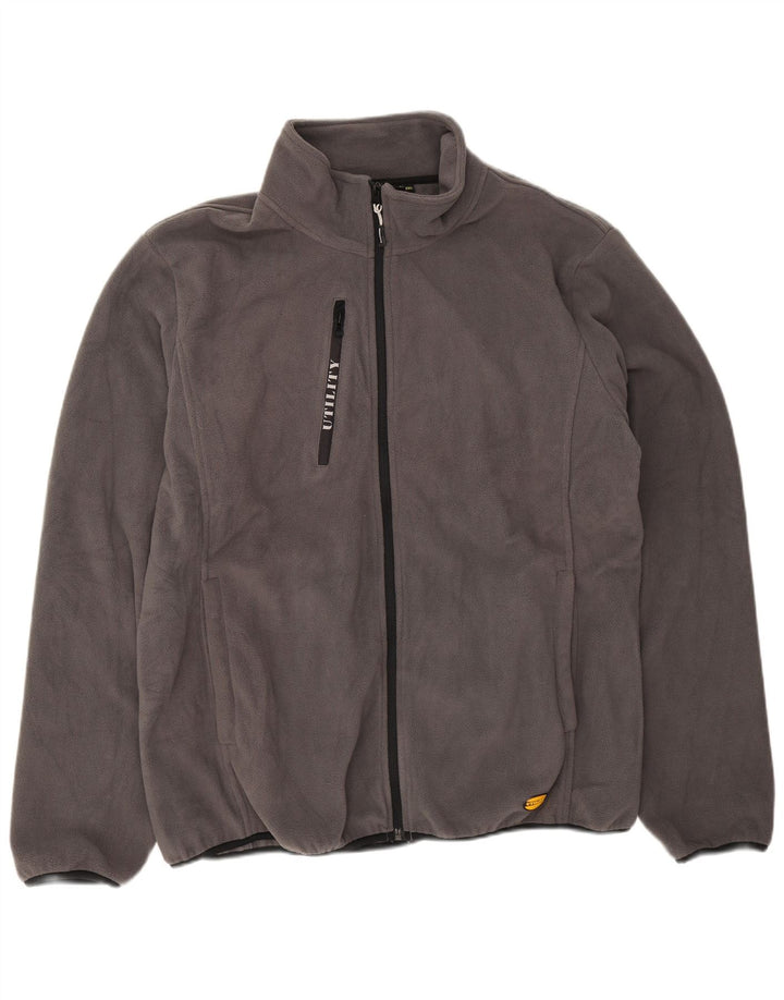 Męska kurtka polarowa Diadora UK 46 3XL Szary poliester