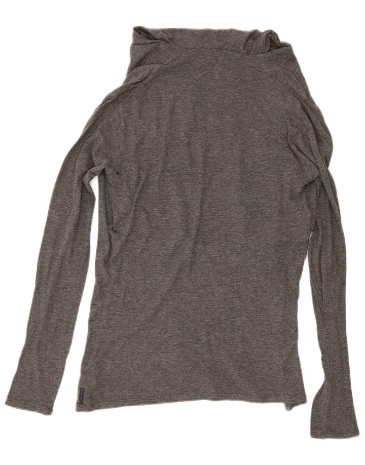 Top damski Armani Jeans z długim rękawem, EU 44 XL, szara bawełna