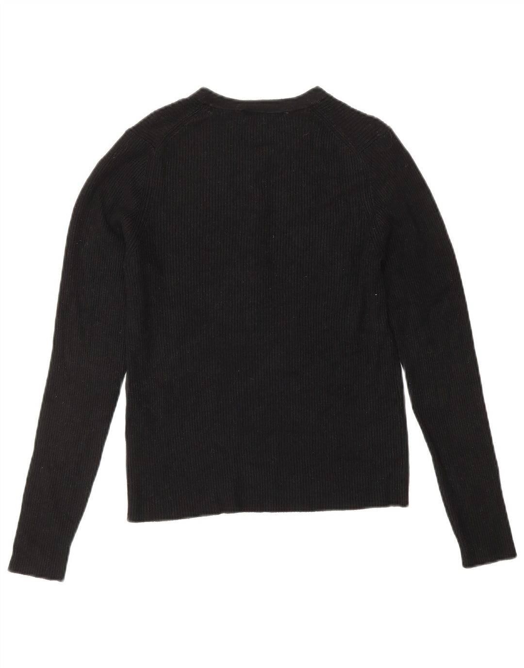 Damski sweter zapinany na guziki ZARA UK 12, średnia czarna wiskoza
