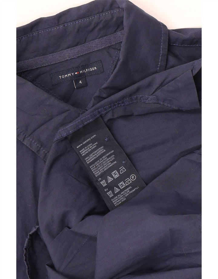 Koszula damska Tommy Hilfiger US 4 mała, bawełniana, granatowa
