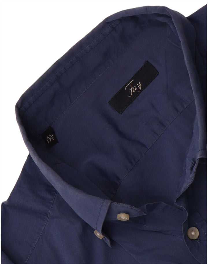 Koszula męska Fay rozmiar 44 17 1/2 XL niebieska