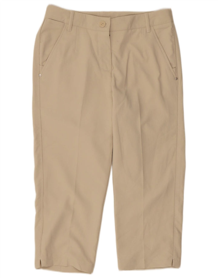 Damskie spodnie Capri Puma W28 L20 Beżowy poliester