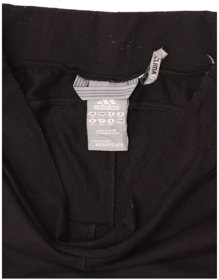 Legginsy Adidas Damskie Climalite Capri UK 16, Duże Czarne
