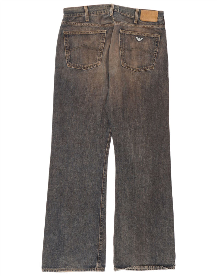 Damskie jeansy Bootcut Armani W34 L32 Granatowe, bawełniane