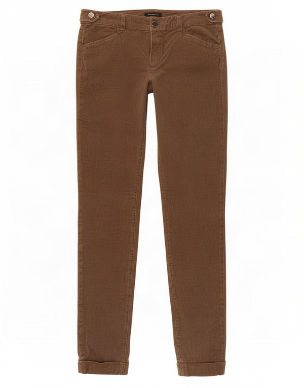 Spodnie Chino Massimo Dutti Damskie EU 36 XS W26 L29 Brązowe Jodełka